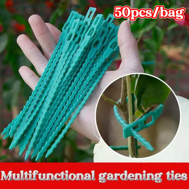 Gardening Tools Organizer - Reusable Garden Cable Ties Plant Vine