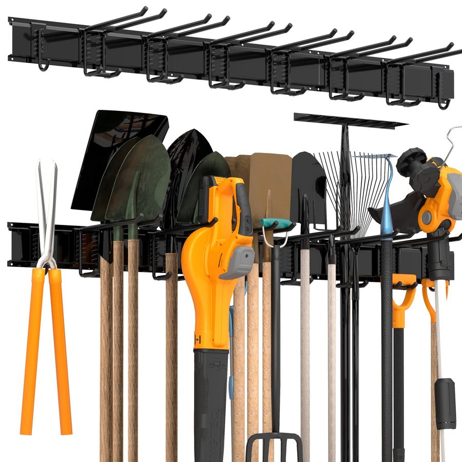 Gardening Tools Organizer - Heavy Duty Garage Storage Rack System,
