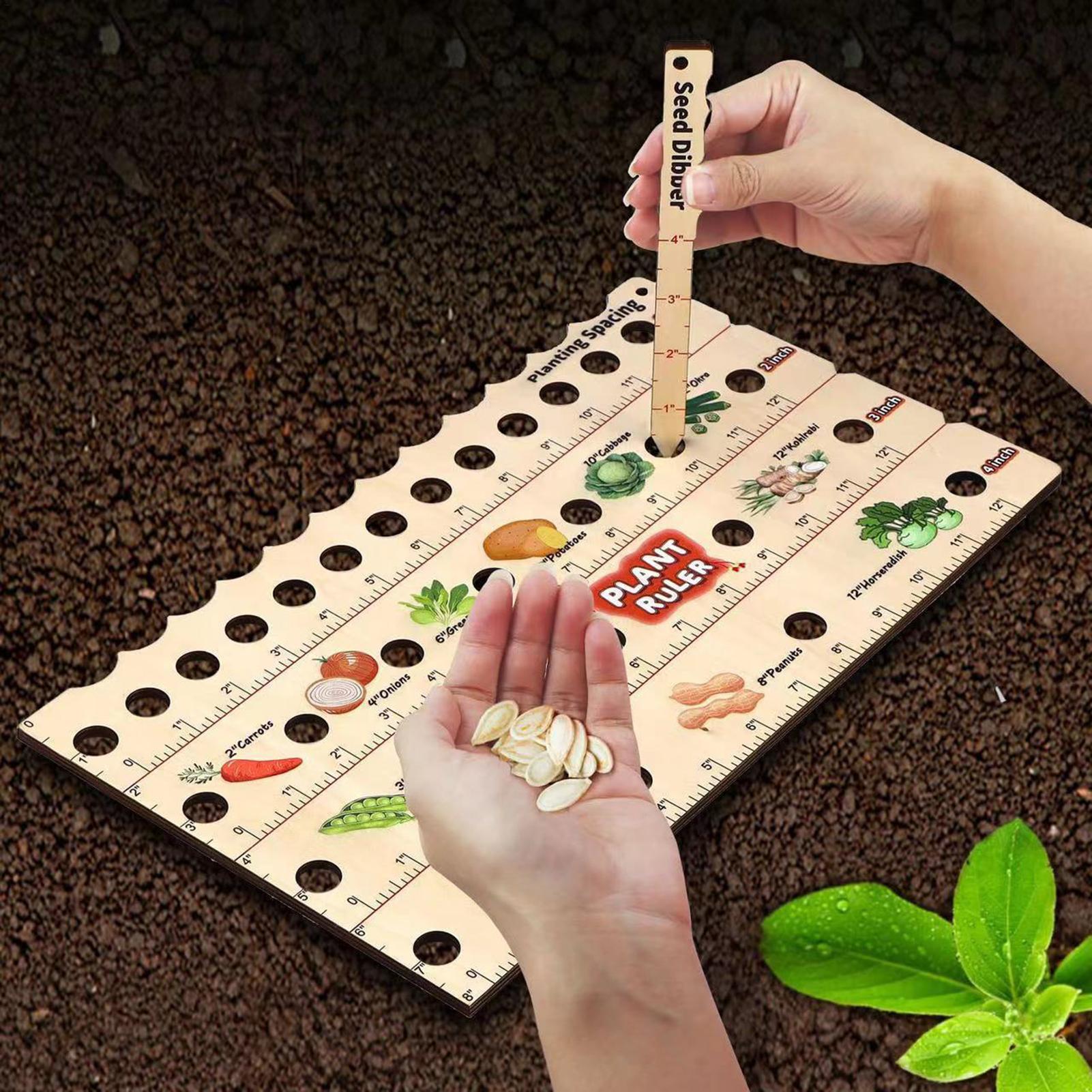 Wooden Plant Spacing Ruler Gar – Gardening Tools For Beginners Bewertung und Preis