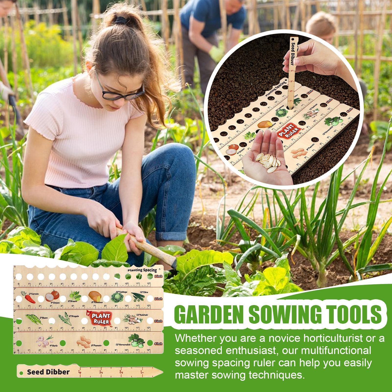 Wooden Plant Spacing Ruler Gar – Gardening Tools For Beginners Bewertung und Preis