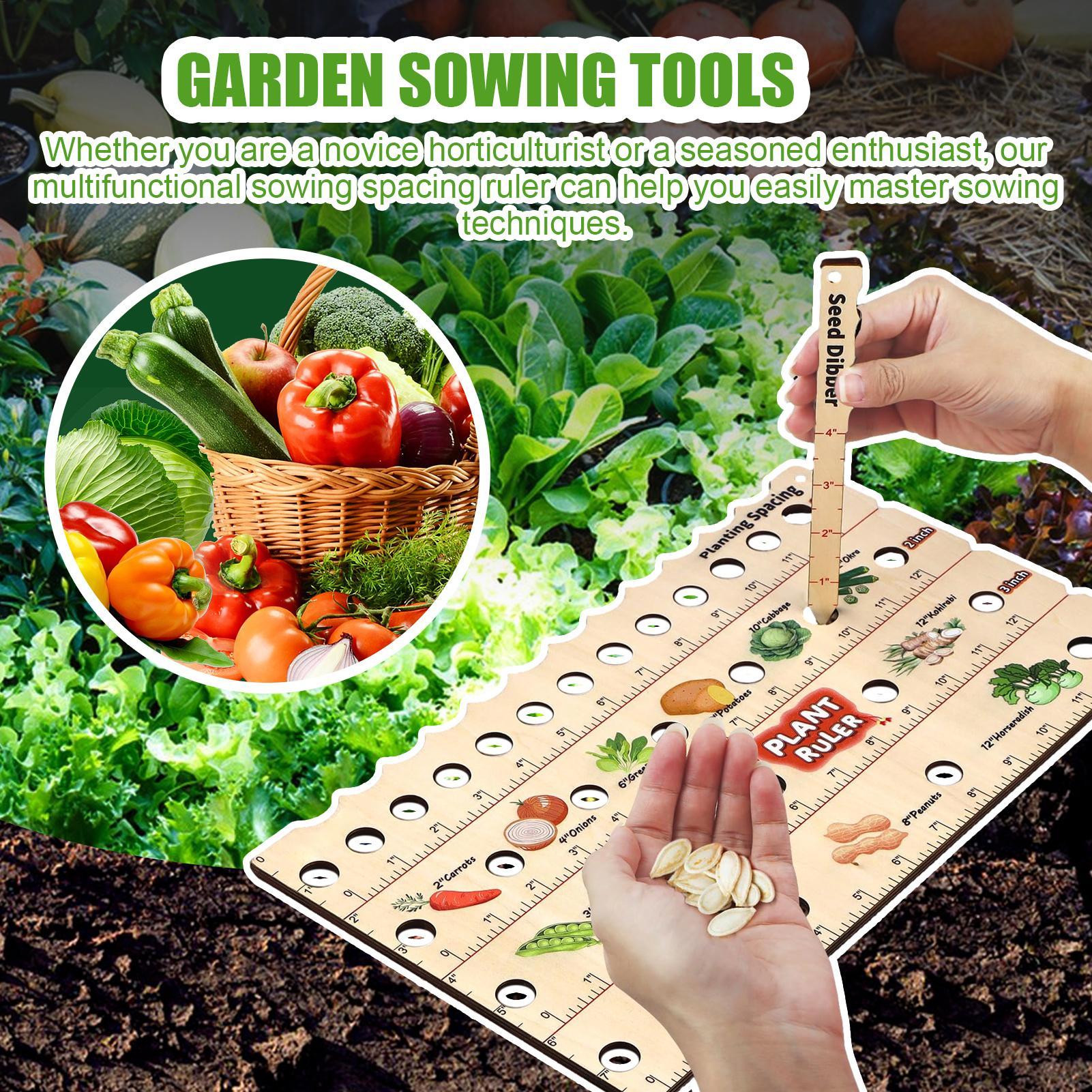 Wooden Plant Spacing Ruler Gar – Gardening Tools For Beginners Bewertung und Preis