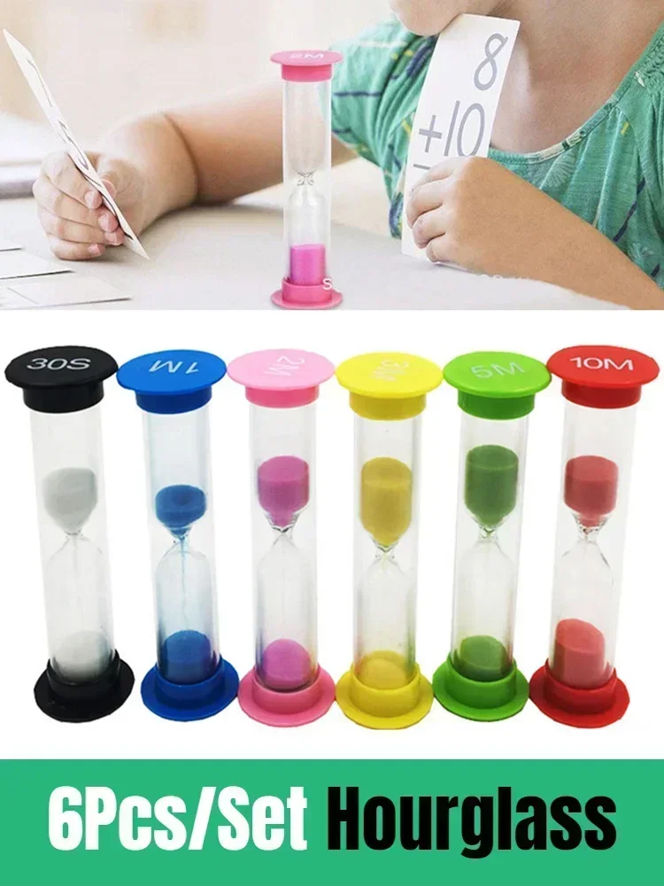 6 Pieces/set Sand Clock Hourgl – Gardening Tools Kids Set Bewertung und Preis