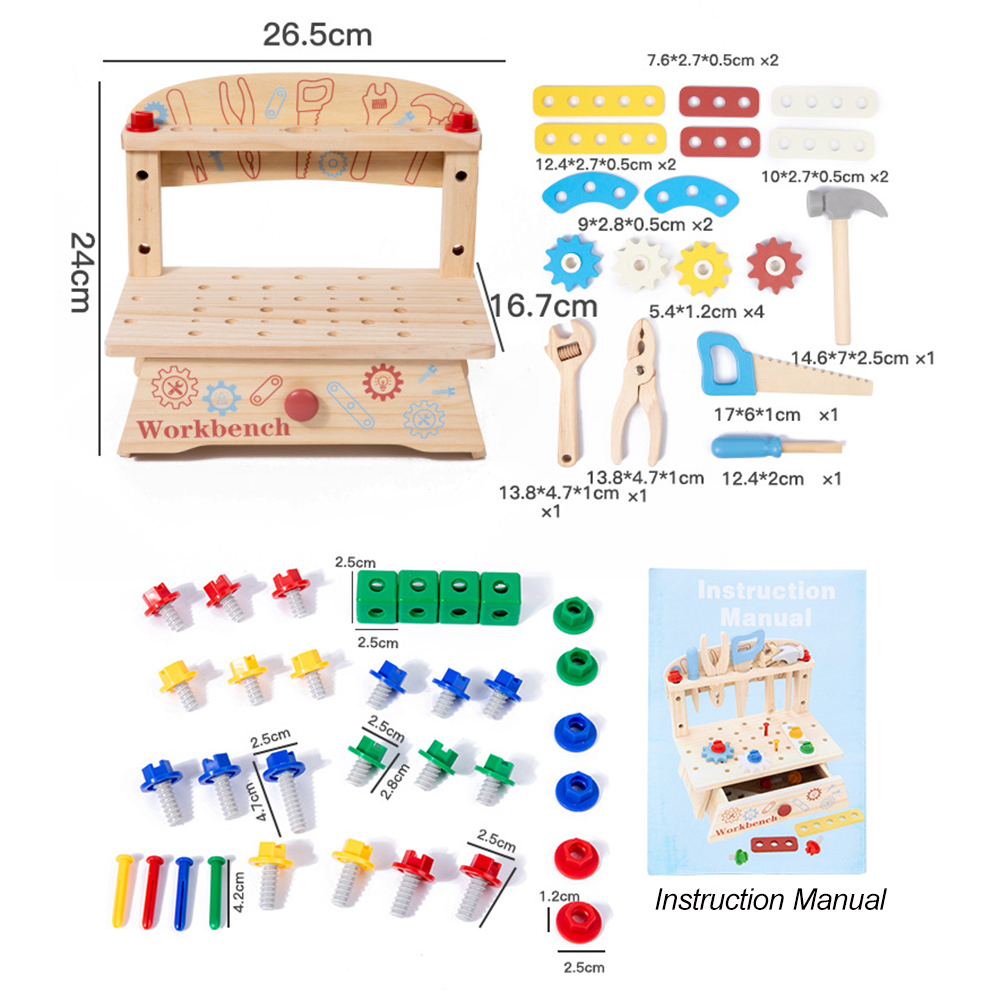 Wooden Tool Bench for Kids,Mon – Gardening Tools Kids Set Bewertung und Preis