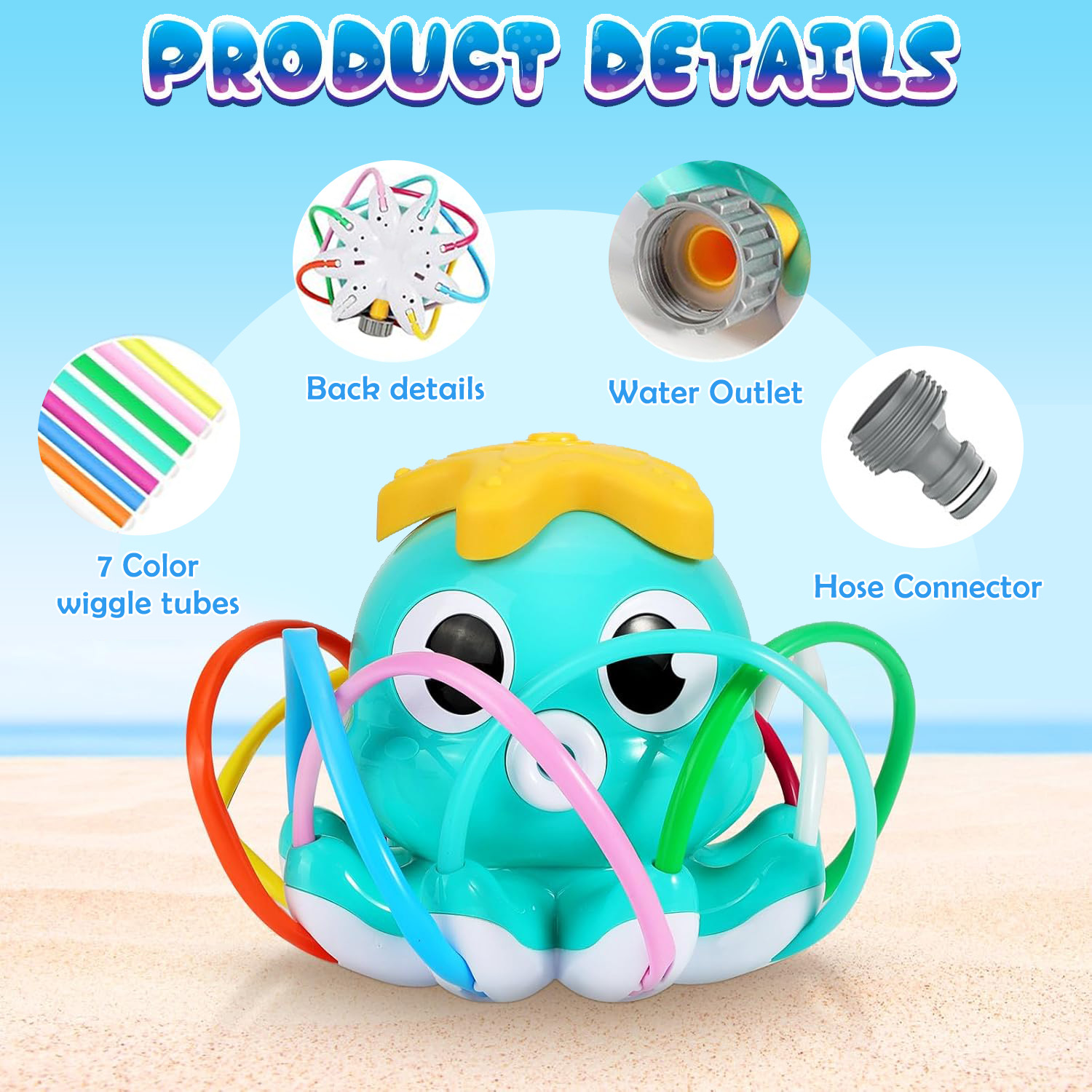 Octopus Sprinkler Water Spray  – Gardening Tools Kids Set Bewertung und Preis
