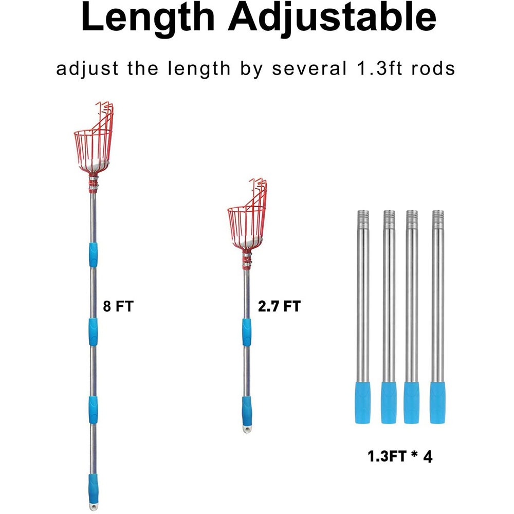 260cm fruit picker, adjustable – Gardening Tools Organizer Bewertung und Preis